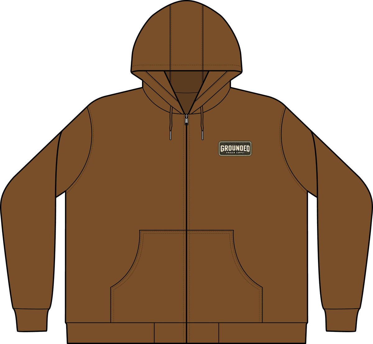 Duck Cloth Hooded Work Jacket